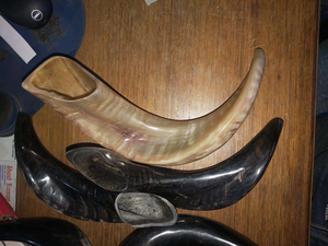 Shofar único hecho a mano, hermoso shofar de cuerno de carnero para celebraciones, de la India. Venta al por mayor de shofar de cuerno de carnero Kudu a granel. - Product Image 5