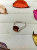 Bague en Quartz Jaune Céleste Élégante, Bijou en Cristal et Pierre Précieuse, Cadeau pour Femmes et Filles, Bague de Fiançailles Unique et Tendance