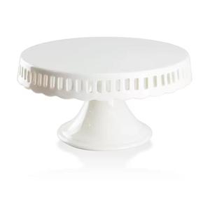 Support à gâteau rond en bois blanc fait main antiadhésif Alabanza Enterprises, lavage à la main uniquement, 1 pièce - Product Image 1