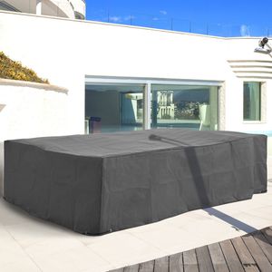 Copertura per mobili da esterno resistente alle intemperie 97" X 65" X 26" Grigio - Product Image 2