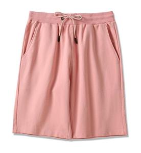 Shorts d'été décontractés pour hommes, style Hong Kong, en coton pur 260G, coupe ample, broderie personnalisée du logo OEM, fabriqués en Chine par BD. - Product Image 3