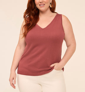 Débardeurs tricotés pour femmes grandes tailles, tendance, personnalisables, très demandés, respirants, couleur unie, col en V, 100% coton, pour le fitness et l'entraînement - Product Image 2