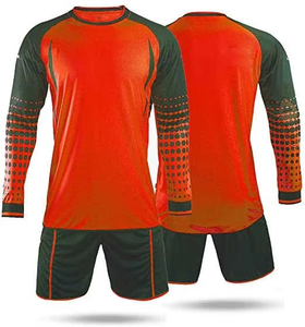 Professional Padded Goalkeeper Jersey Set Anti Collision Sponge Goalie <b>Shirt</b> Long Sleeve Football Keeper Uniform Training Sports - Product Image 5