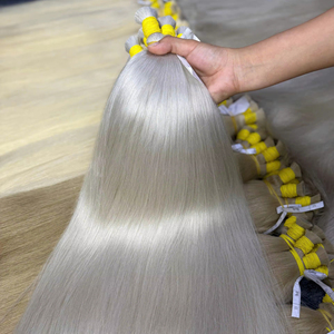 Extensiones de Cabello Humano Vietnamita de Venta Caliente, 100g, Color Claro, 60cm de Largo, Súper Doble Trama, Paquetes a Granel - Product Image 1