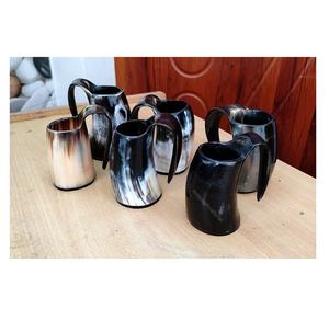 100% Tasse en corne de Viking naturelle faite à la main écologique Style nautique animal pour servir et boire dans un hôtel ou un restaurant à la maison - Product Image 6