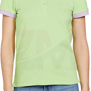 Venta Directa de Fábrica, Camiseta Polo para Mujer con Diseño Liso Personalizado, Alta Calidad, Precio Económico, Transpirable, Tallas Grandes - Product Image 6