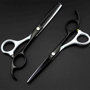professional Japan 440c 5.5 Color hair scissors set haircut scissor thinning barber cutting scissor Beauty Salon Equipment - Product Image 1