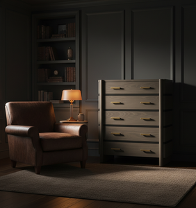 <b>5</b>-drawer Modern Eco-Friendly Chest Mango Bed <b>Frame</b> Bedroom OEM ODM Wood Handcrafted Premium Quality Custom Wholesale Inflatable - Product Image 5