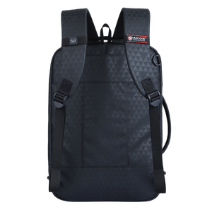 Anti-Shock Water Resistant Multi-Functional Stylish Modern Unisex Triangle Pattern SAKOS Polyester Oxford <b>Laptop</b> <b>Backpack</b> 20-39L - Product Image 5