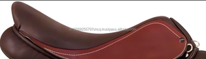 Selle d'équitation anglaise haut de gamme en cuir véritable, légère et durable, conçue pour le saut d'obstacles, le dressage et l'entraînement. - Product Image 5