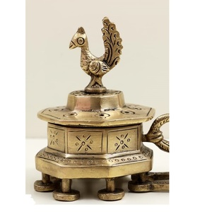 เตาเผากำยานดีไซน์สวยงาม รูปทรงตามสั่ง คุณภาพสูงสุด เตาเผาบุหงาชุบทองเหลือง - Product Image 5