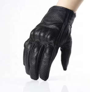 Guantes de Motocicleta de Cuero PU Personalizados, Completos, Transpirables y Resistentes a Cortes, para Deportes al Aire Libre, Ciclismo y Viajes, Gran Venta - Product Image 4