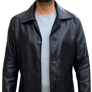 Veste en cuir pour homme en gros – Manteau d'hiver de luxe en cuir véritable de qualité supérieure avec logo personnalisé – Tendance et de la meilleure qualité - Product Image 6