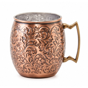 Mug en cuivre pur de qualité supérieure, vente en gros, mug en cuivre Moscow Mule, tasses à bière en métal artisanales pour bar, hôtel, restaurant, vaisselle - Product Image 3