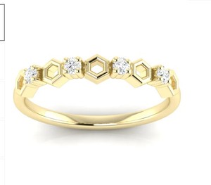 Anillo de Compromiso AMBER JEWELS de Oro Rosa con Tres Piedras de Moissanita, Plata 925 con Baño de Rodio, Certificado IGI, Corte Brillante, Unisex - Product Image 1