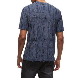 T-shirts personnalisés pour hommes, effet usé, en coton, vêtements de mode, fabricant de marques privées, t-shirts pour hommes effet usé - Product Image 2