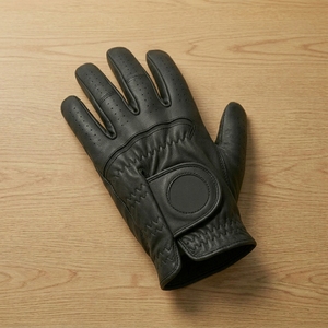 Guante de Golf para Mano Izquierda de PU Premium OEM, Logotipo Personalizado, Marcador de Bola Magnético, Agarre Suave, Transpirable, Cierre de Gancho y Bucle - Product Image 3