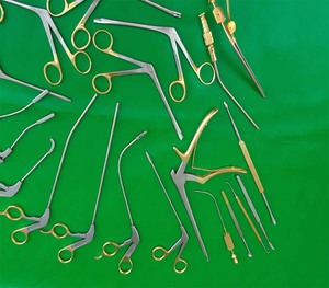 Juego de Instrumentos para Cirugía Endoscópica Funcional de Senos Paranasales (FESS) de Azicon, Kit de Herramientas de Curetas y Pinzas para Sinusoscopia Nasal ENT - Product Image 2