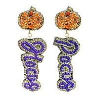 Anting-anting gantung bentuk bunga perak lapis, buatan tangan, warna pink nanas, untuk anak perempuan, ringan, dengan manik-manik biji kaca tropis