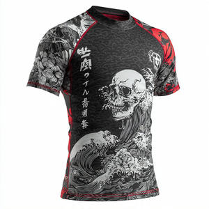 Camisetas de MMA al por Mayor para Hombre, Cómodas y Ligeras, Camiseta de MMA Sublimada para Luchador, Camiseta Estampada de Kickboxing para Hombre - Product Image 4