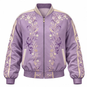 เสื้อแจ็คเก็ตปักลายสำหรับผู้ชาย แฟชั่นทนทาน น้ำหนักมาก สวมใส่สบายในชีวิตประจำวัน - Product Image 1