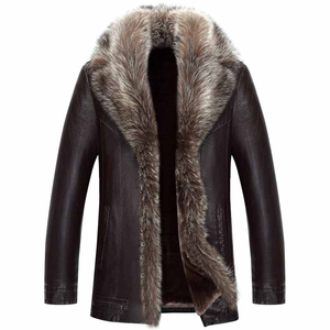 Wholesale Custom Leather <b>Jacket</b> <b>Winter</b> Wear Clothing Breathable Windproof with Anti Bacterial Heat Feature Leather <b>Jacket</b> OEM - Product Image 2