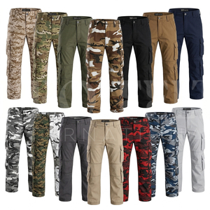 Outdoor Casual All Over Printed Pattern Sublimation Camouflage Cargo <b>Pants</b> <b>Men</b> Cotton Blend Multi Pocket Work OEM Trousers - Product Image 1