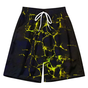 กางเกงว่ายน้ำแบบซับลิเมชั่นสั่งทำพิเศษ แห้งเร็ว ผลิตจากโพลีเอสเตอร์ กางเกงบอร์ดชายหาดสำหรับผู้ชาย  รับผลิตแบบ OEM ODM ขายส่งจำนวนมาก - Product Image 3
