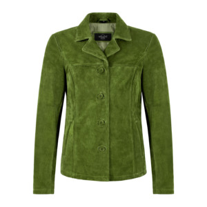 Custom 100% Genuine Soft Cow <b>Suede</b> Leather Women’s <b>Jacket</b> Premium Lining Classic Blazer Private Label OEM/ODM Wholesale Supplier - Product Image 6