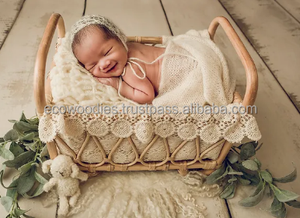 Cesta de almacenamiento de cuerda de algodón extra grande personalizada, nuevas artesanías de bambú, cesta de bebé tejida con algas marinas, asa de cuero para cama de dormitorio - Product Image 2