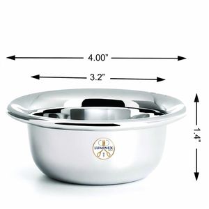 Rasoir de sécurité à double tranchant en acier inoxydable à 5 lames, forme vase, noir et chrome, avec étui en cuir - Product Image 4