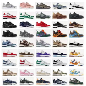 Zapatillas de Diseñador de Marca de Lujo para Hombre, Venta al por Mayor, Zapatos Casuales de Alta Calidad, Logotipo Original de Lujo, Zapatos de Moda Populares para Mujer - Product Image 2