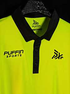 PUFFIN SPORTS Polo de sécurité personnalisé OEM pour homme à manches courtes, séchage rapide, couleur unie, tenue décontractée, logo imprimé sur le devant, tissu tricoté - Product Image 6