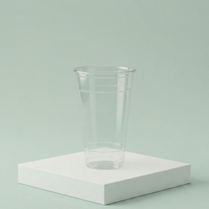 Gobelets en plastique transparent PP PET jetables avec couvercle, prix usine, vente en gros, pour les boutiques de boba, les cafés, les bubble tea, le café et les boissons froides - Product Image 1