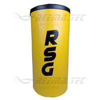 REEMA - Maniquí de Boxeo Profesional de PVC, Cuero PU y EVA, Personalizable, Curvo, para Rugby, Altura Completa, Grado Profesional, Duradero