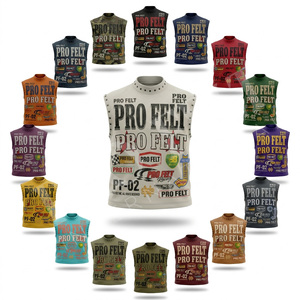 Apparel Clothing Manufacturer O Neck Sleeveless Tank Top Cotton Summer Streetwear Embroidery Custom <b>Logo</b> T Shirts OEM ODM - Product Image 1