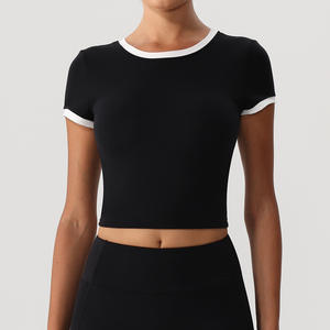 เสื้อกล้ามออกกำลังกายผู้หญิงขายส่งแบบกำหนดเอง ขายดี ระบายอากาศได้ดี คอกลม บราออกกำลังกาย โยคะ ฟิตเนส - Product Image 3