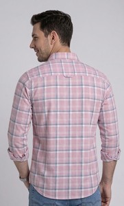Camisa a Cuadros Enovate con Botones, Manga Larga, Corte Regular, Informal, Unisex, de Algodón - Product Image 3