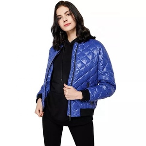 แจ็กเก็ตขนดานของผู้หญิงเสื้อโค้ทฤดูหนาวเสื้อแจ็คเก็ตบุนวมพองๆสำหรับผู้หญิงแฟชั่น2022ออกแบบได้ตามที่ต้องการ - Product Image 3