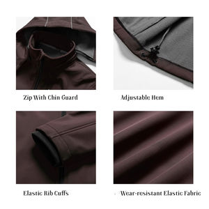 Chaqueta cortavientos informal, ligera, ideal para deportes, viajes, actividades al aire libre y uso diario. - Product Image 6