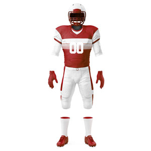 Uniforme de football américain de qualité supérieure, vêtements d'équipe, coupe confortable, vêtements de sport, matériau durable, uniforme de terrain de football américain - Product Image 2