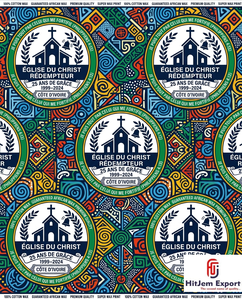 Premium Customized African Wax Print Fabric Manufacturer Church Convention Celebration Fundraising Textile Supplier - Product Image 6