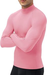 Men's Compression Long Sleeve Performance Shirt Premium Quick Dry Compression Base <b>Layer</b> <b>Top</b> Men's Athletic Compression Training - Product Image 2