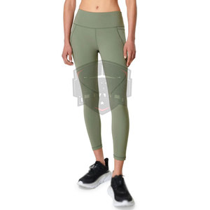 Leggings de Alta Calidad para Mujer, Cintura Elástica, Color Sólido, Largo Completo, Ecológicos, Transpirables, de Secado Rápido y Ligeros, Modelo 2026 - Product Image 2