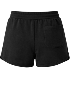 Custom Black Women Sweat Shorts Cotton Fleece Elastic Waist <b>Drawstring</b> Gym Casual Summer Shorts OEM Manufacturer Supplier - Product Image 2