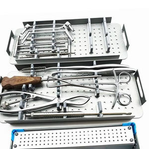 Kit d'instruments vétérinaires orthopédiques pour membres inférieurs en acier inoxydable, clou canulé pour fractures de gros fragments osseux fémoraux et tibiaux - Product Image 4