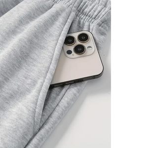 Pantalon de jogging cargo ample pour homme, multipoches, en molleton, streetwear, coton, logo personnalisé - Product Image 2