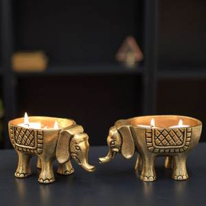 Portavelas de Latón Hecho a Mano al por Mayor, Elegante Soporte de Metal para Velas, para Decoración del Hogar y Regalos Festivos - Product Image 1