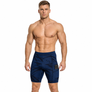 Custom Tie Dye Printed Yoga <b>Shorts</b> <b>Men</b> Low Elastic Waist <b>Base</b> <b>Layer</b> <b>Shorts</b> <b>Men</b> 100% Polyester Breathable Workout <b>Short</b> Tights - Product Image 2