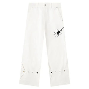 Pantalones Vaqueros Holgados de Mezclilla para Hombre, con Logotipo y Etiqueta Personalizados OEM, Estilo Casual, Corte Recto - Product Image 2